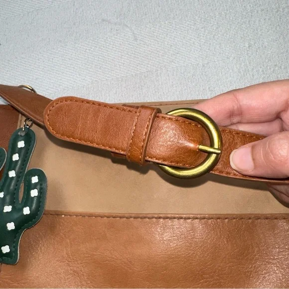 Universal Threads, Goods Co. two tone brown shoulder bag - Picture 3 of 14